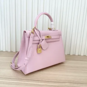 Hermes Kelly Medium Pink 25cm