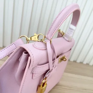 Hermes Kelly Medium Pink 25cm