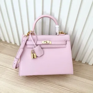 Hermes Kelly Medium Pink 25cm