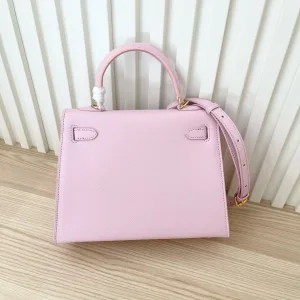 Hermes Kelly Medium Pink 25cm