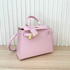 Hermes Kelly Medium Pink 25cm