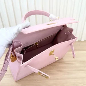 Hermes Kelly Medium Pink 25cm