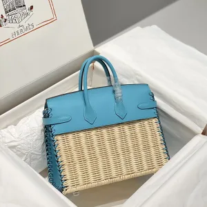 Hermes Kelly Picnic Small Blue 20cm
