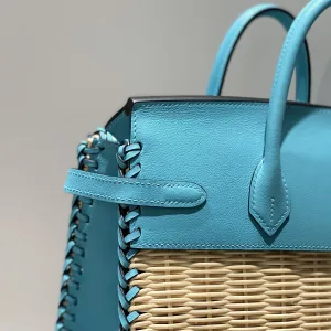 Hermes Kelly Picnic Small Blue 20cm