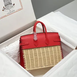 Hermes Kelly Picnic Small Red 20cm