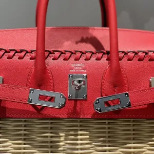 Hermes Kelly Picnic Small Red 20cm