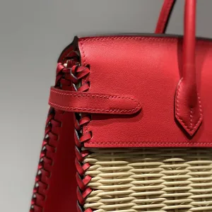 Hermes Kelly Picnic Small Red 20cm