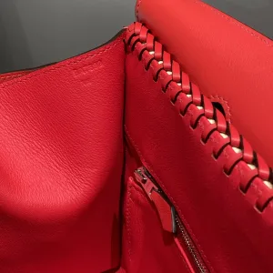 Hermes Kelly Picnic Small Red 20cm
