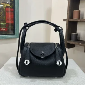 Hermes Lindy Small Black 26cm