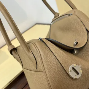 Hermes Lindy Small Etoupe 26cm 2