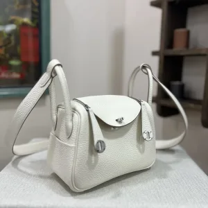 Hermes Lindy Small White 26cm