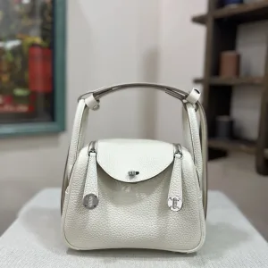 Hermes Lindy Small White 26cm