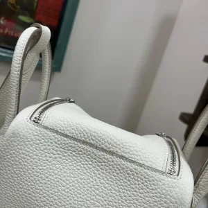 Hermes Lindy Small White 26cm