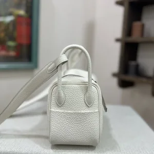 Hermes Lindy Small White 26cm