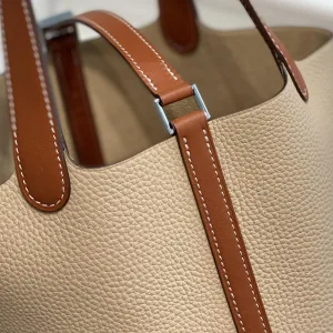Hermes Picotin Lock Small Beige Rose 18cm