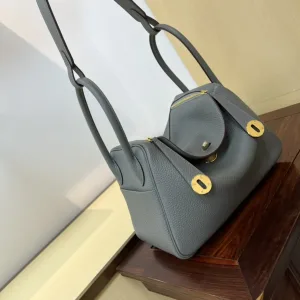 Hermes Picotin Lock Small Blue Grey 18cm
