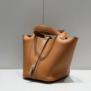 Hermes Picotin Lock Small Gold Brown 18cm
