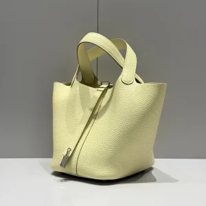 Hermes Picotin Lock Small Lime Yellow 18cm 2