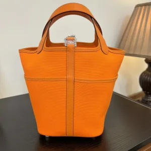 Hermes Picotin Lock Small Orange 18cm