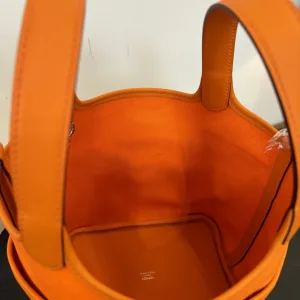 Hermes Picotin Lock Small Orange 18cm