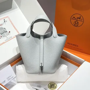 Hermes Picotin Lock Small White 18cm