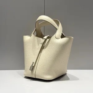 Hermes Picotin Lock Small White 18cm 2
