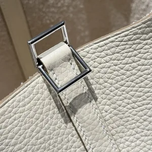 Hermes Picotin Lock Small White 18cm 2