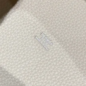 Hermes Picotin Lock Small White 18cm 2