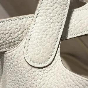 Hermes Picotin Lock Small White 18cm 2