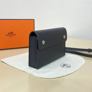 Hermes Roulis Slim Small Black 18cm
