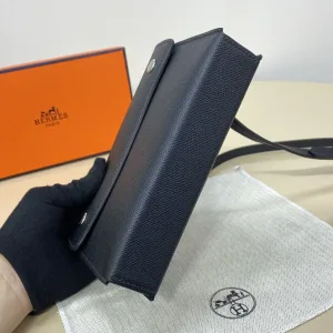 Hermes Roulis Slim Small Black 18cm
