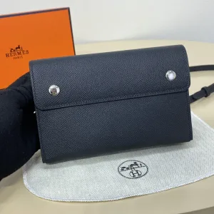 Hermes Roulis Slim Small Black 18cm