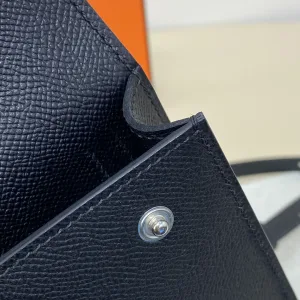 Hermes Roulis Slim Small Black 18cm