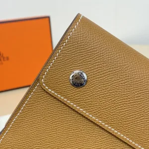 Hermes Roulis Slim Small Gold Brown 18cm