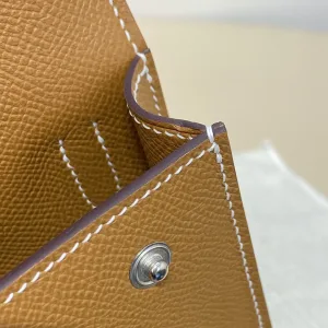 Hermes Roulis Slim Small Gold Brown 18cm