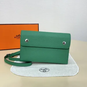 Hermes Roulis Slim Small Green 18cm