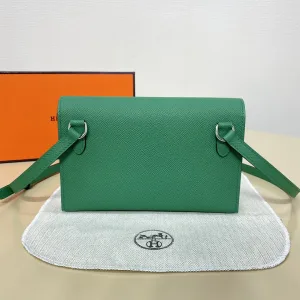 Hermes Roulis Slim Small Green 18cm