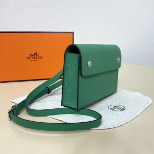 Hermes Roulis Slim Small Green 18cm