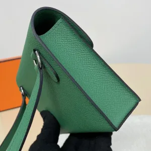 Hermes Roulis Slim Small Green 18cm