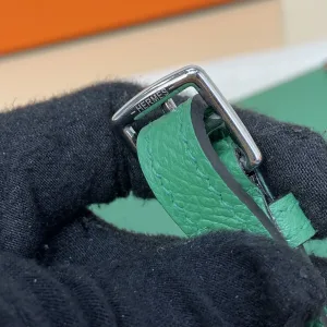 Hermes Roulis Slim Small Green 18cm