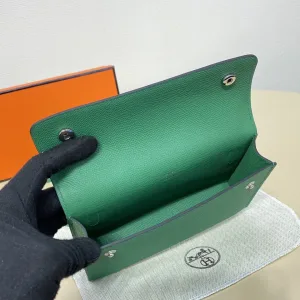 Hermes Roulis Slim Small Green 18cm