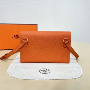 Hermes Roulis Slim Small Orange 18cm