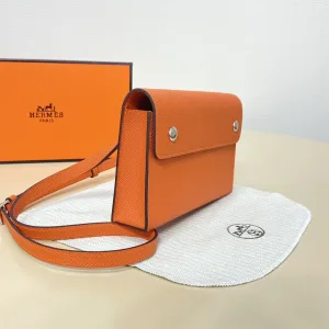 Hermes Roulis Slim Small Orange 18cm
