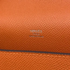 Hermes Roulis Slim Small Orange 18cm