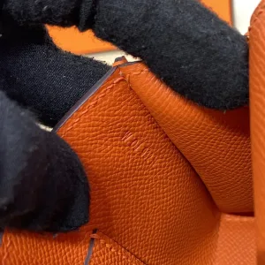 Hermes Roulis Slim Small Orange 18cm