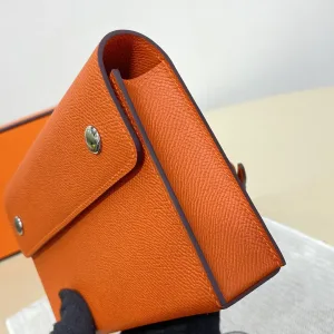 Hermes Roulis Slim Small Orange 18cm