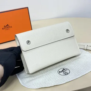 Hermes Roulis Slim Small White 18cm