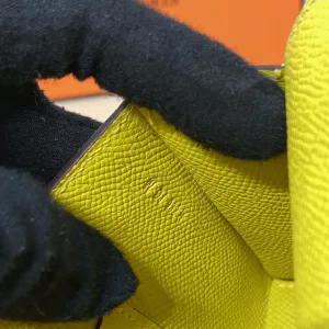 Hermes Roulis Slim Small Yellow 18cm