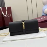 Gucci Jackie 1961 Chain Wallet Black 20cm 2