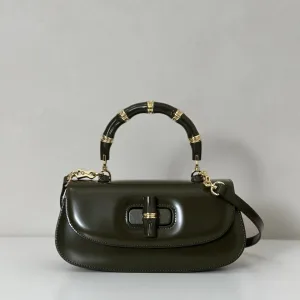 Gucci Bamboo 1947 Mini Bag Olive 20cm